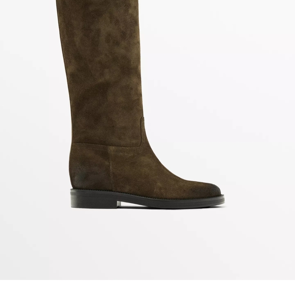 Elegant Brown Knee-High Women's Boots